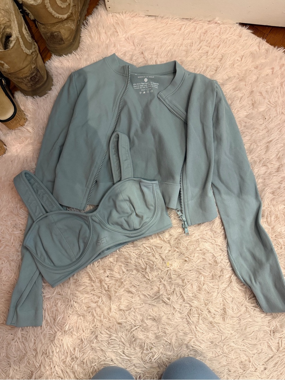 blue Set Active sports bra/jacket